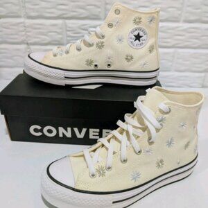 Converse A13447C Ct As Eva Embroidery Daisy Junior Sneakers Off White US Youth 7